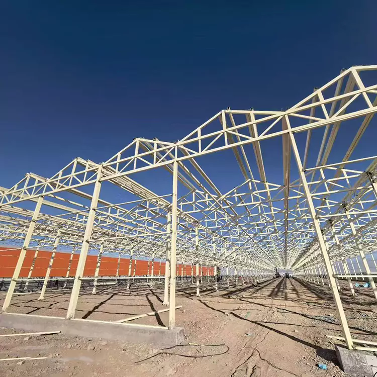 Okvir rastlinjaka iz pocinkanega jekla